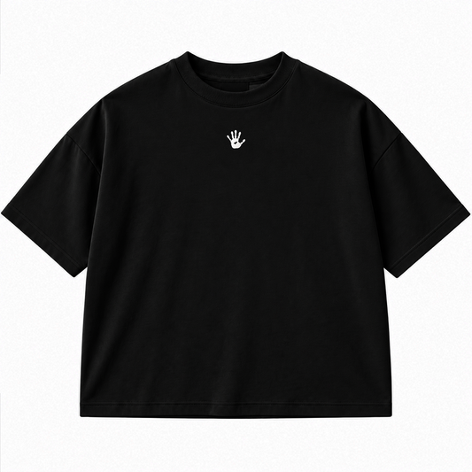 GHIOM ESSENTIAL TEE - BLACK