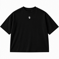 GHIOM ESSENTIAL TEE - BLACK